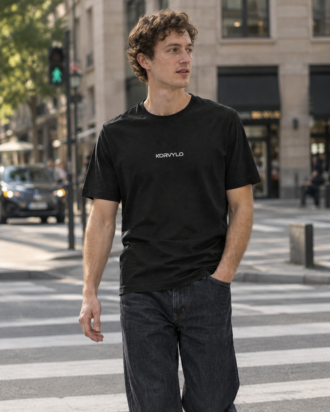 Svart Unisex T-Skjorte